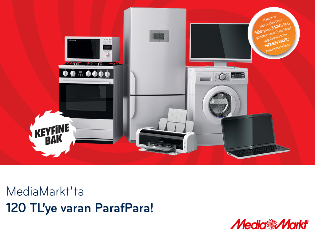 Mediamarkt Com Tr De120 Tl Ye Varan Parafpara Kampanyasi